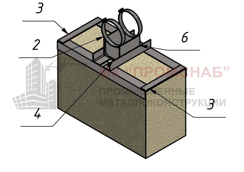 Опора СВ(Ст3)  880/420/У70х5,0/1СПО-D200