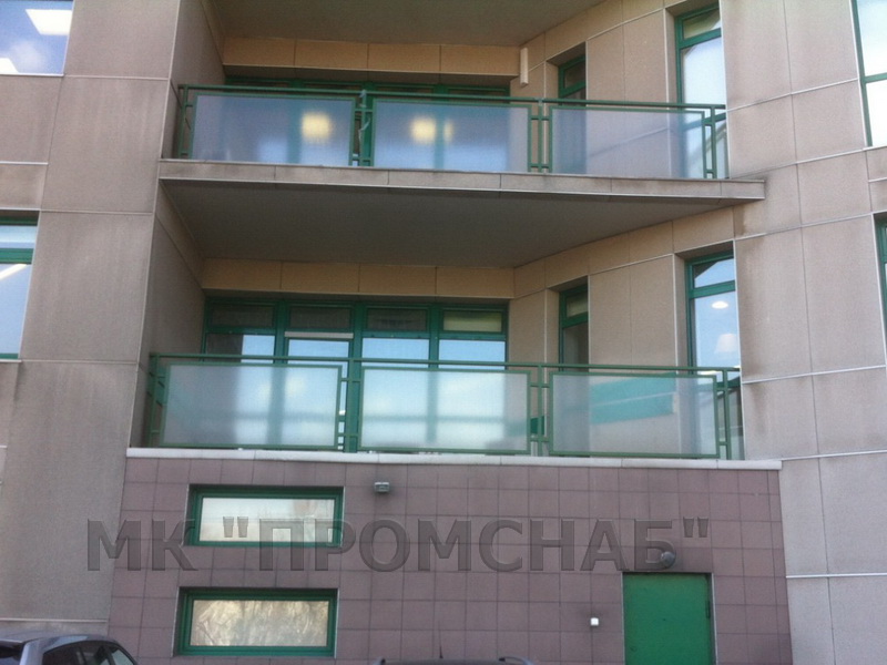 Огр.балкона(Ст3)1200х1500/поручень 40х40х1,5/стойка 40х40х1,5/панель 40х20х1,5/поликарбонат