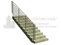 ОГЛ(Ст3) 1200/900/1 поручень 40х4,0/стойка 20х20х1,5/8 ригелей 15х15х1,5