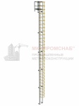 Лестница П1-2 (Ст3)18000/800/1000/У75х6,0/круг 18/экран полоса 40х4,0