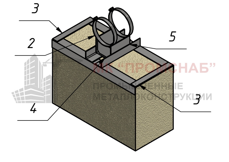 Опора СВ(Ст3)  880/420/У70х5,0/1СПО-D223