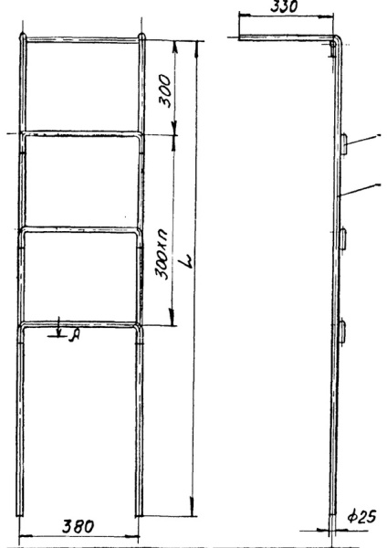 Лестница Л.19-1,5 (альбом 6/88)