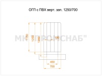 ОГП(Ст3)1250/450/700/1 пор.пл.40х4,0/ст.кв.16/2 обв.пл.20х4,0/зап.пл.20х4,0
