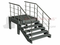 ЛМ1-1(Ст3)27°/ 900/3300/1500/1500/1500/160х120х4,0/У50х5,0/риф.4/огр.51/38/16