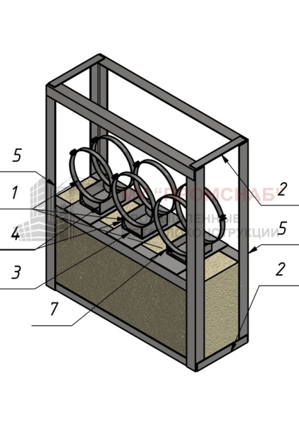 Опора СВ(Ст3)1385/1180/420/У70х5,0/3НПО-D320/320/360