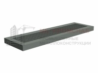 Ступень сварная (Ст3)1000х300/У40х4,0/риф.3
