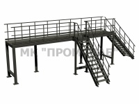 ПО1-2(Ст3)45°/2500/8000/1500/900/Ш16П/лист риф. 4/огр. 40х1,5/150х4,0
