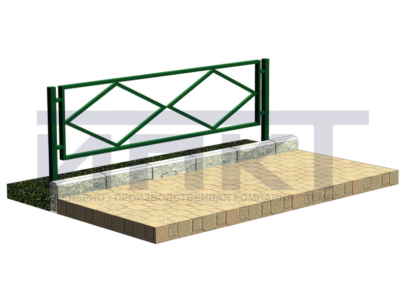 ОГГ(Ст3) 500/2000/ст.40х40х1,5/пан.40х20х1,5/2 ромб.20х20х1,5