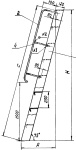 Лестница Л-15-2,5 (альбом 6/88)