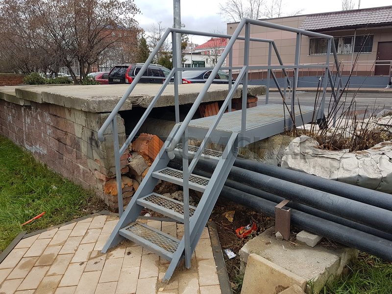 МОП(Ст3)45°/ 900/600/3700/2100/800/Ш14П/У40х4,0/ПВЛ306/огр.кр.38/4+2