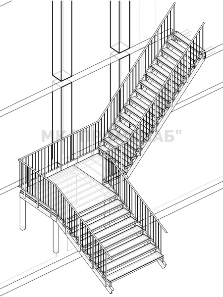ЛМ2-2-1(Ст3)27°/4300/2000/1260/2000/3000/Ш18П/У50х5,0/ПВЛ608/22 ступ./огр.7756-11.6