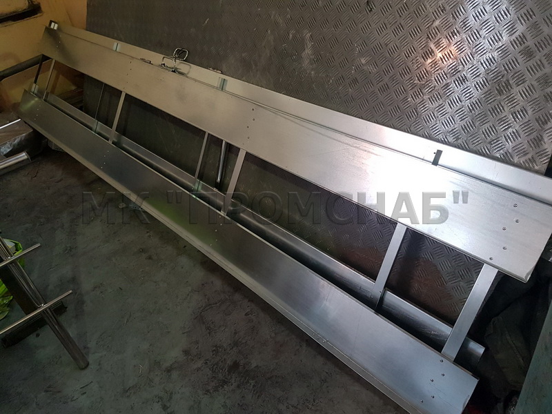 Пандус откидной (ГОСТ 14918-80)3500/700/полозья 1,5х20х200х40