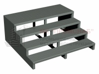 ЛМ1-1(Ст3) 700/1550/650/1700/пр.50х50х3,0/лист риф.4,0