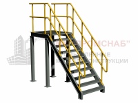 ЛМТ1-1(Ст3)45°/2000/4000/1000/2000/1000/Ш16/4оп./У50х5,0/риф.4/огр.42х2,0/П