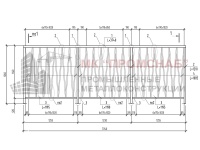 ОГБ(Ст3)1260/1200/3740/1 пор.60х40х4,0/ст.40х40х4,0/1 пер.40х20х3,0/зап.20х20х2,0/П