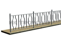 ОГПШ(Ст3)1100/2000/ст.50х50х2,5/2 пер.50х25х1,5/зап.40х20х1,5