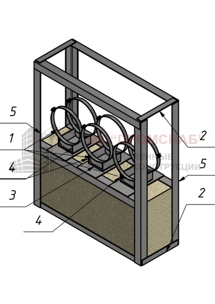 Опора СВ(Ст3)1385/1180/420/У70х5,0/3НПО-D320/320/320