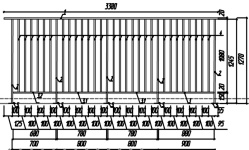 ОГБ(Ст3)1200/ 800/100/3380/1 пор.40х20х3,0/ст.40х20х3,0/1 пер.40х20х3,0/зап.40х20х2,0/П
